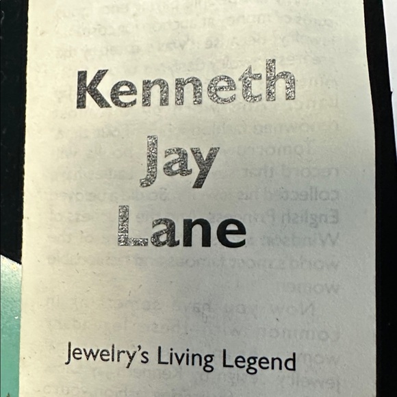 123- Kenneth Jay Lane Red and Silver Rose Brooch - Picture 5 of 6